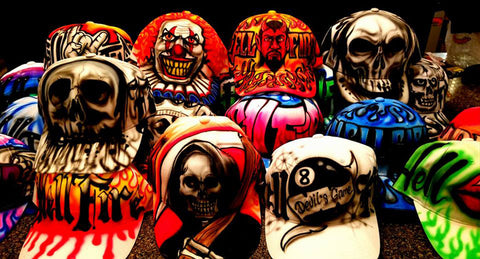 demonic snapback hats