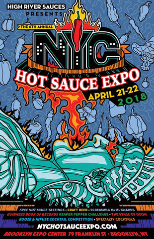 NYC Hot Sauce Expo 2018 flyer
