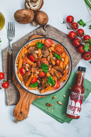 fiery hot sauce pasta recipe