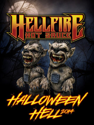 2014 HALLOWEEN ART BOTTLE RESERVE - 2014 HALLOWEEN ART BOTTLE RESERVE - Hellfire Hot Sauce