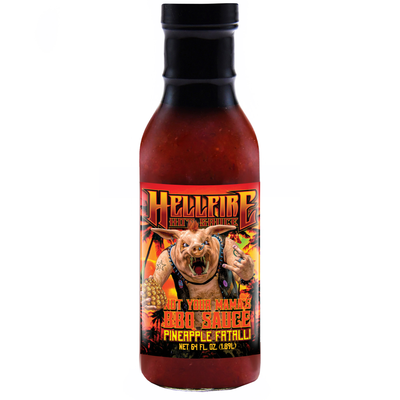 Pineapple Fatalli - Not Your Mama's BBQ Hot Sauce (12oz) - Pineapple Fatalli - Not Your Mama's BBQ Hot Sauce (12oz) - Hellfire Hot Sauce