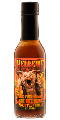 NEW! Pineapple Fatalli - Not Your Mama's BBQ Hot Sauce 5oz - Single Bottle - Hellfire Hot Sauce