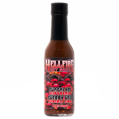 Chocolate Cherry Hell - Gourmet Dessert Hot Sauce - Single Bottle - Hellfire Hot Sauce