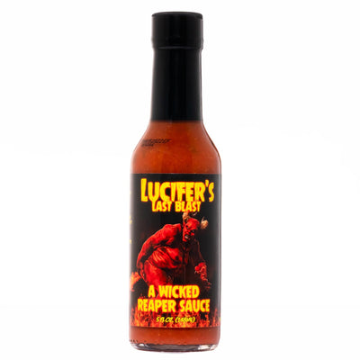 Lucifer's Last Blast - A Wicked Reaper Hot Sauce! - Single Bottle - Hellfire Hot Sauce