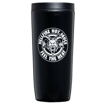 Custom Insulated Aluminum Hellfire Tumbler Red - Custom Insulated Aluminum Hellfire Tumbler Red - Hellfire Hot Sauce