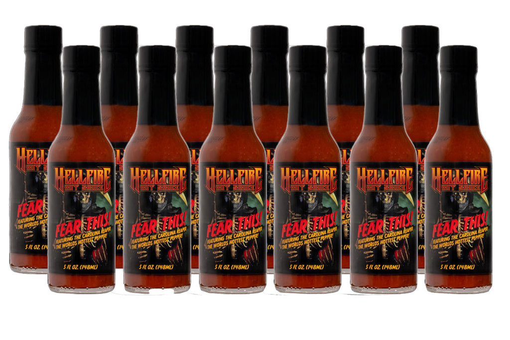 Fear This! (Reaper Sauce) 12 Pack Case - Fear This! (Reaper Sauce) 12 Pack Case - Hellfire Hot Sauce