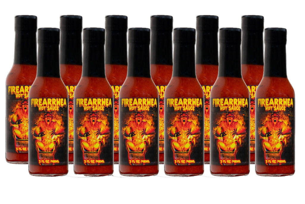 Firearrhea 12 Pack Case - Firearrhea 12 Pack Case - Hellfire Hot Sauce