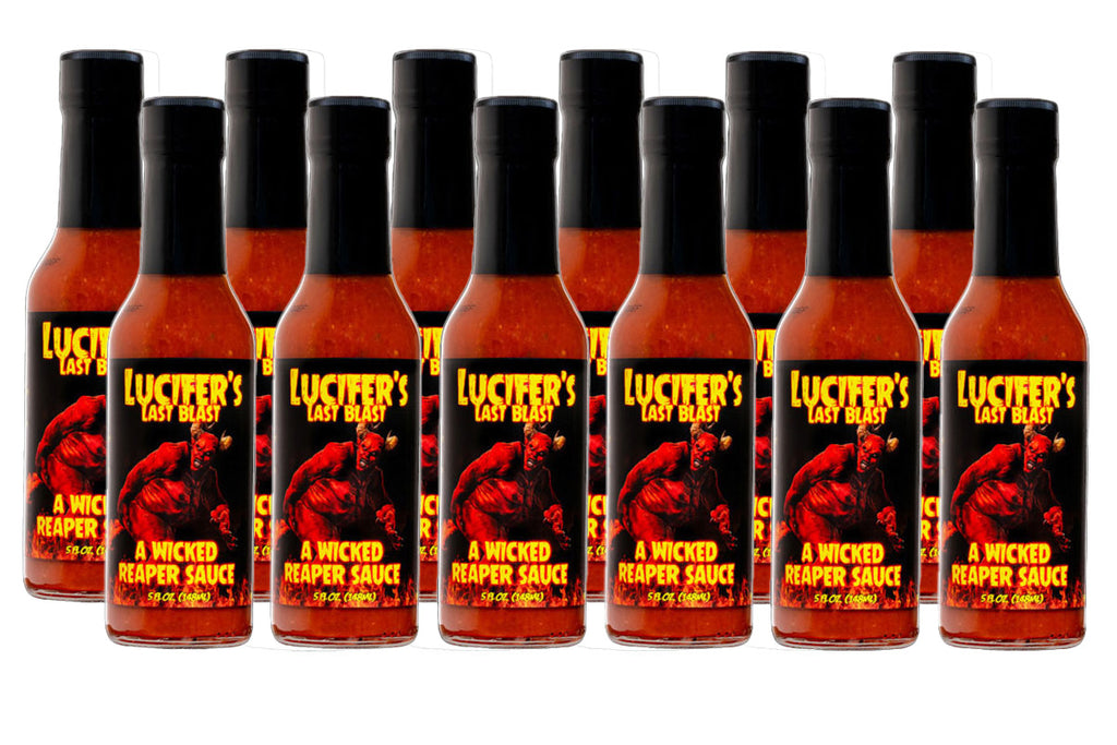 Lucifer’s Last Blast 12 Pack Case - Lucifer’s Last Blast 12 Pack Case - Hellfire Hot Sauce