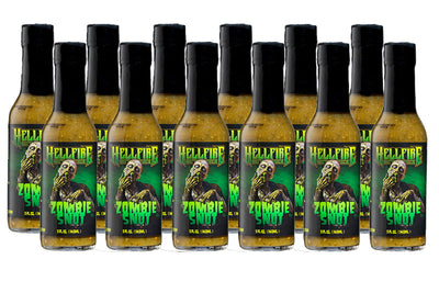 ZOMBIE SNOT 12 Pack Case - ZOMBIE SNOT 12 Pack Case - Hellfire Hot Sauce